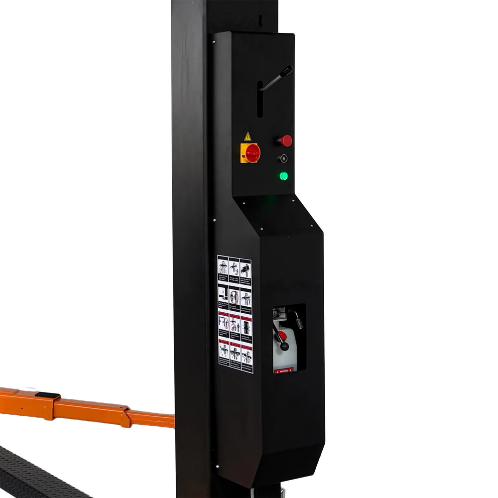 Lincos STD-5055M 400V – 2-koloms hefbrug 5,5 ton met handmatige ontgrendeling