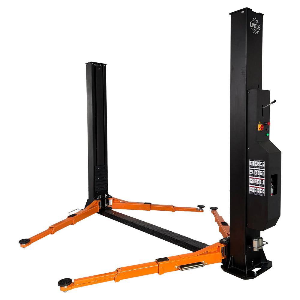 Lincos STD-5055M 400V – 2-koloms hefbrug 5,5 ton met handmatige ontgrendeling
