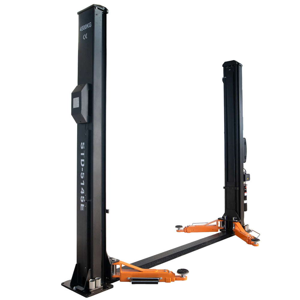 Lincos STD-5145E 230V – 2-koloms hefbrug 4,5 ton met elektronische ontgrendeling