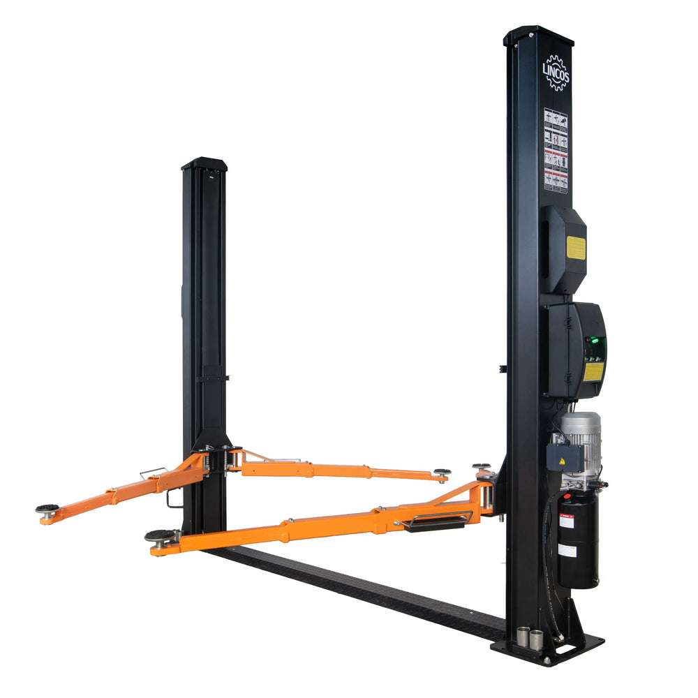 Lincos STD-5145E 230V – 2-koloms hefbrug 4,5 ton met elektronische ontgrendeling
