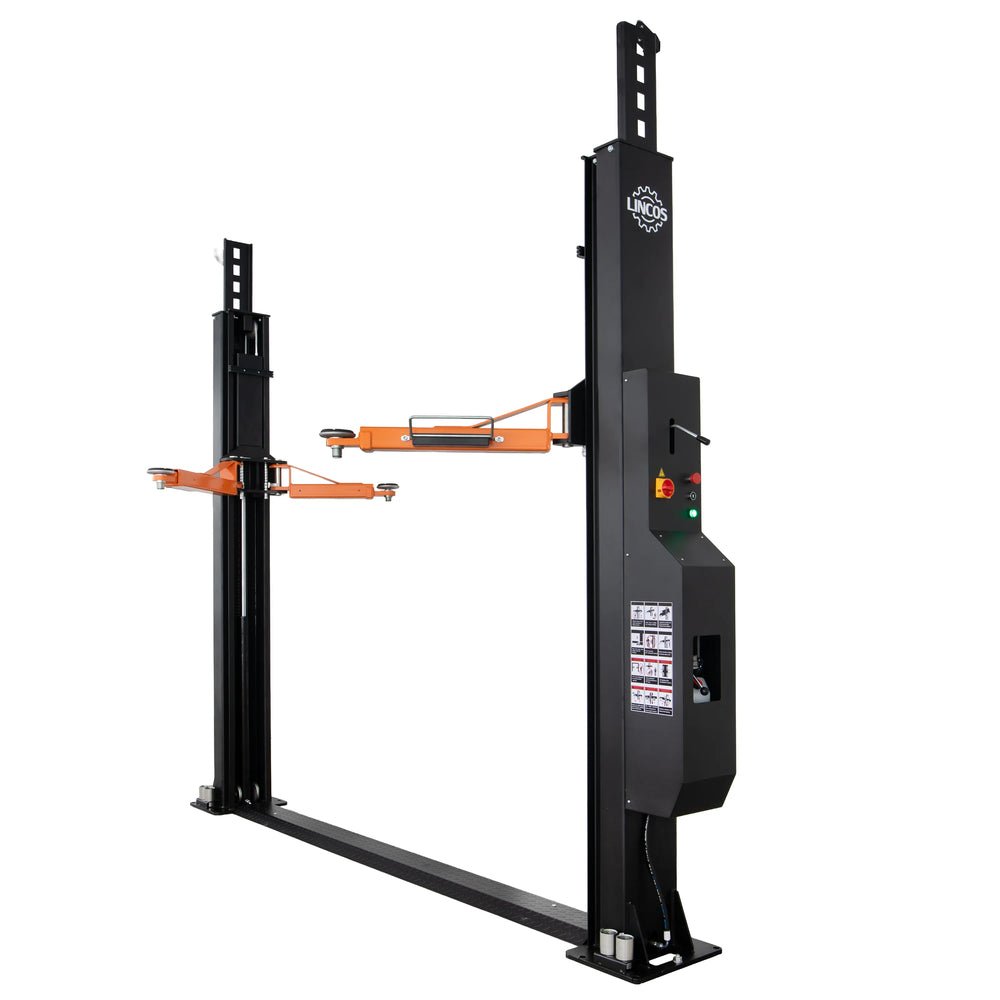 Lincos STD-5145M 400V – 2-koloms hefbrug 4,5 ton met handmatige ontgrendeling