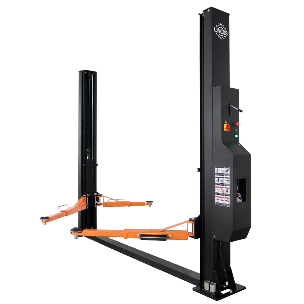 Lincos STD-5145M 400V – 2-koloms hefbrug 4,5 ton met handmatige ontgrendeling