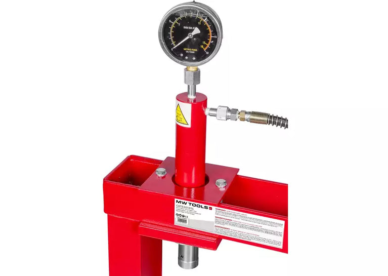 Hydraulische pers 10 Ton handbediening MW Tools