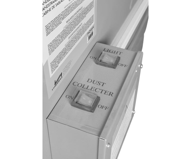 Professionele straalcabine 990 L met afzuiging MW Tools