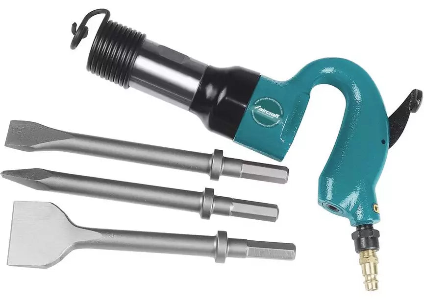 Zware pneumatische hakhamerset + 3 beitels 12,7 mm Aircraft