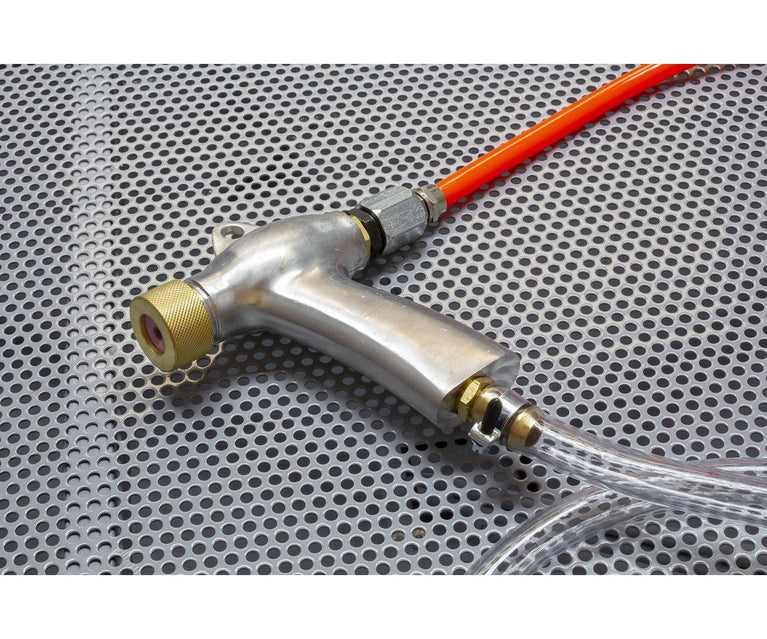 Professionele straalcabine 1200 L dubbele werkpost met afzuiging MW Tools