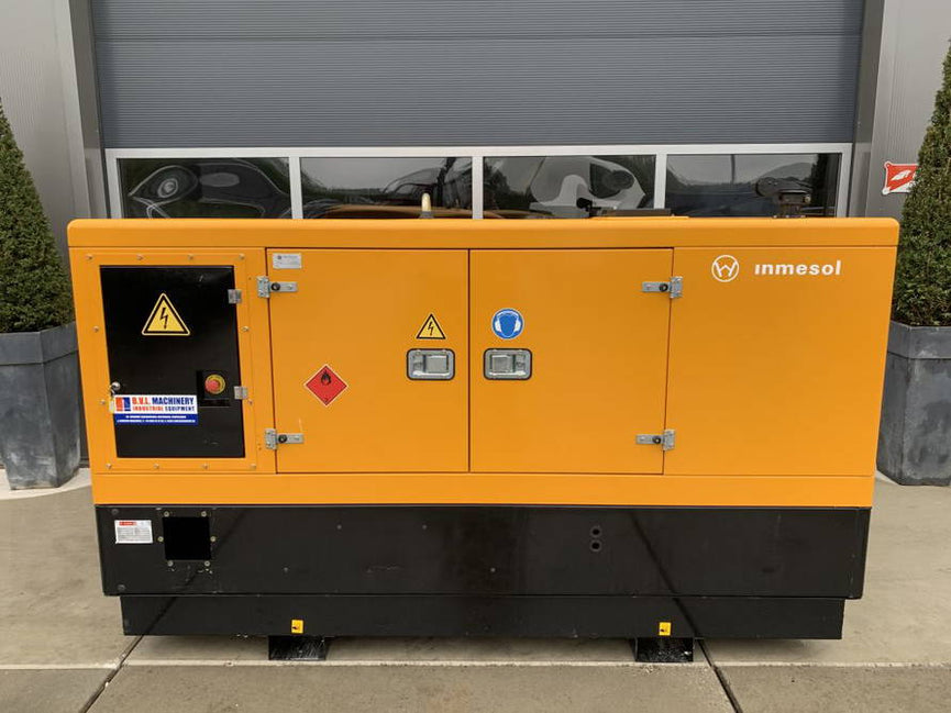 John Deere Inmesol 4039DF008 Leroy Somer 40 kVA Aggregaat Generator Stroomgroep Ex Noodstoom Nieuwstaat
