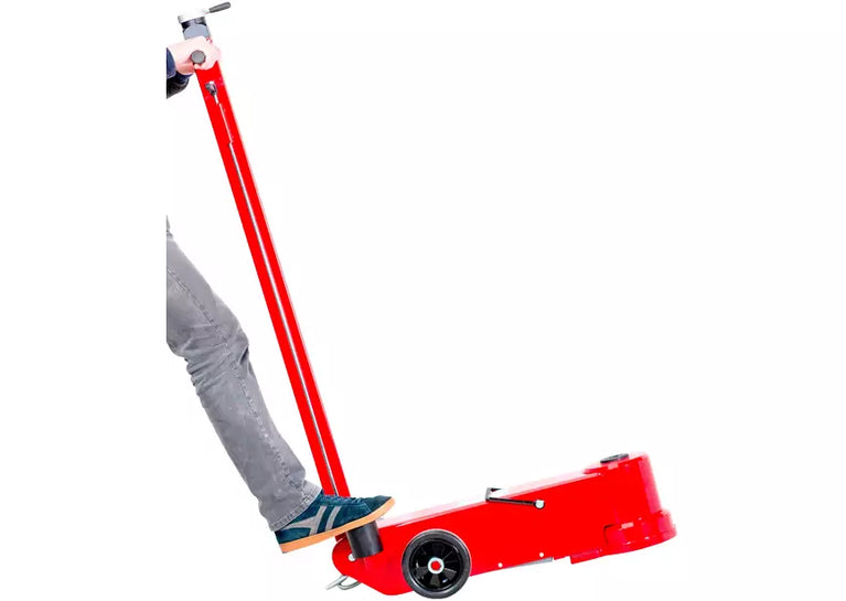 Hydropneumatische garagekrik met capaciteit 50 ton 2-traps MW Tools