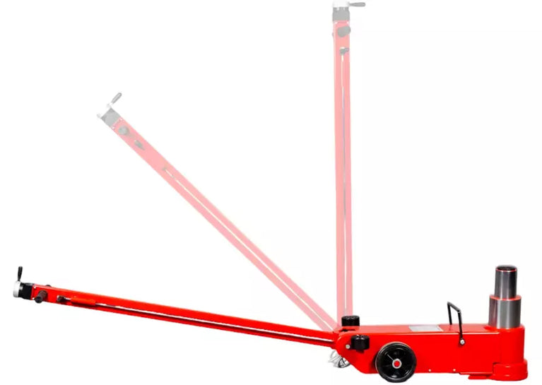Hydropneumatische garagekrik met capaciteit 50 ton 2-traps MW Tools