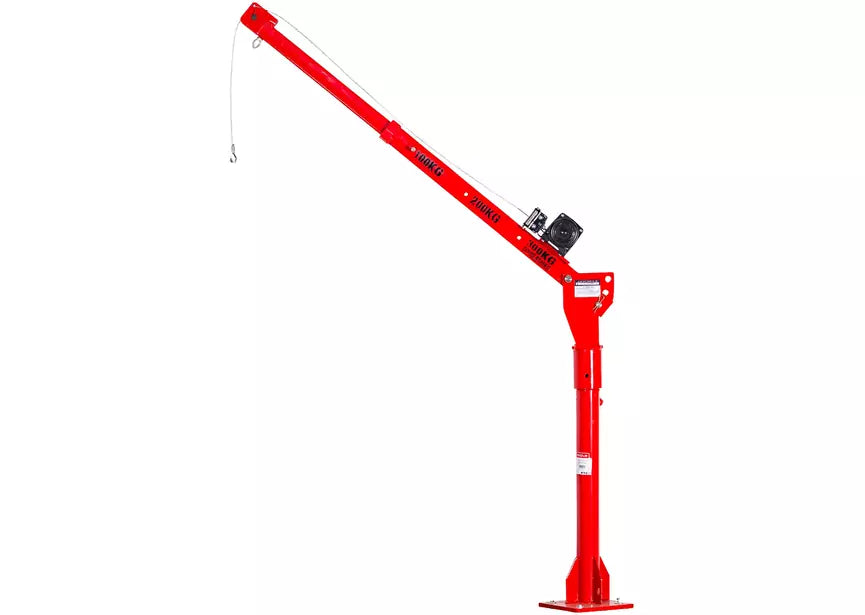 Mobiele kraan 300/500kg met elektrische lier MW Tools