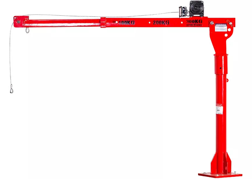 Mobiele kraan 300/500kg met elektrische lier MW Tools