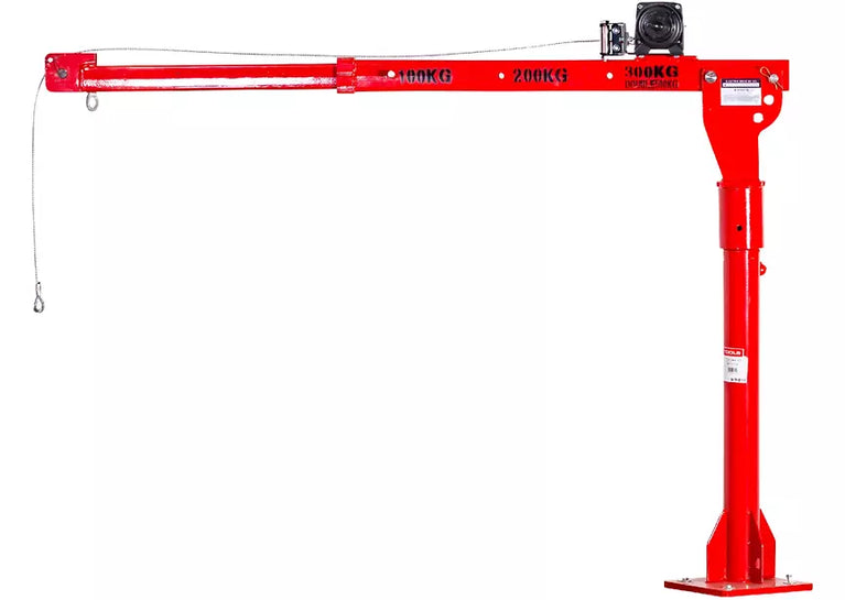 Mobiele kraan 300/500kg met elektrische lier MW Tools