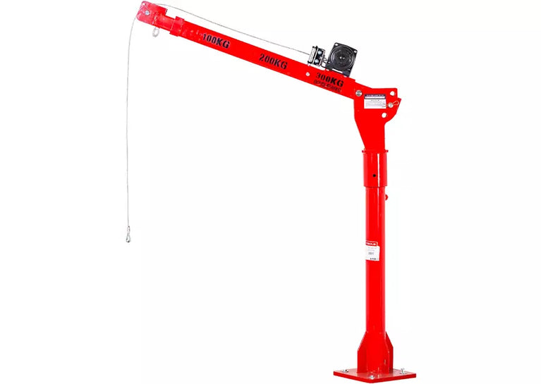 Mobiele kraan 300/500kg met elektrische lier MW Tools