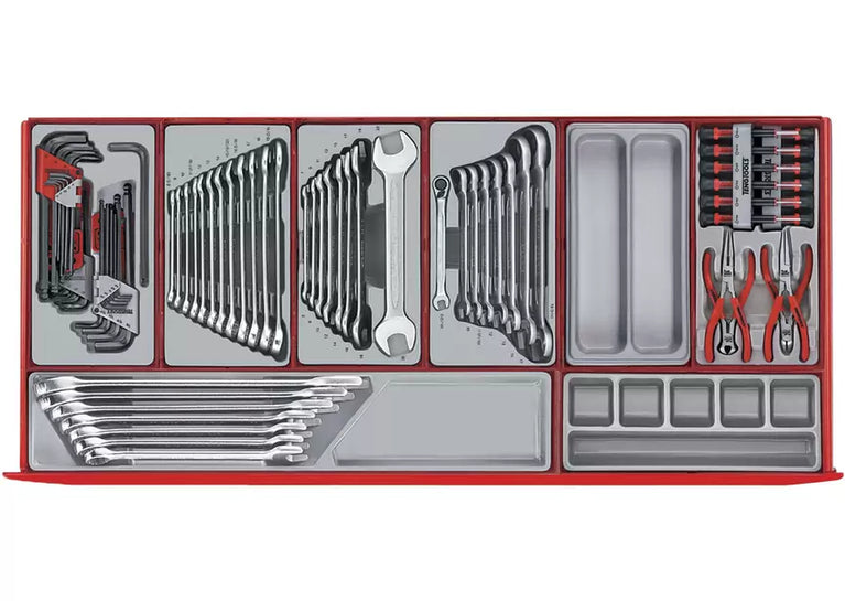 Gereedschapswagen black midi master set 8 laden Teng Tools