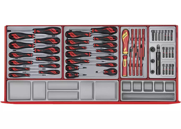 Gereedschapswagen black midi master set 8 laden Teng Tools