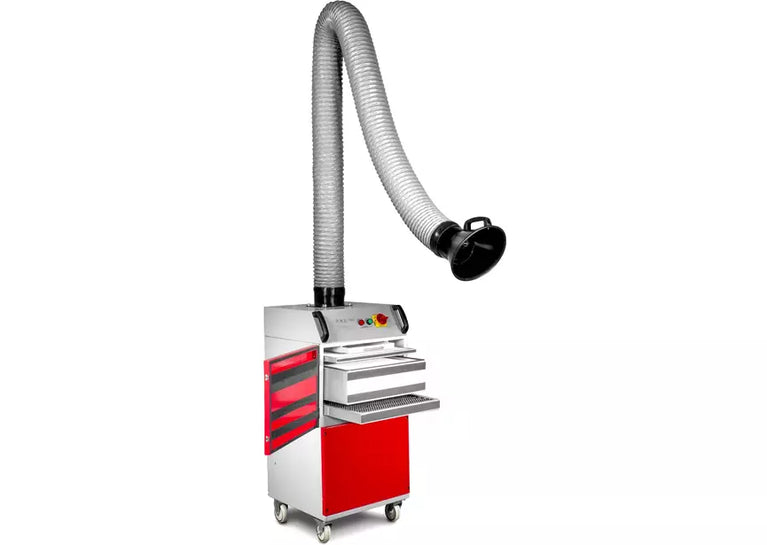 Mobiele lasafzuiging 1600M³/U 1,1KW 230V MW Tools