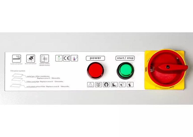 Mobiele lasafzuiging 1600M³/U 1,1KW 230V MW Tools