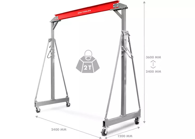 Mobiele portaalkraan 2T MW Tools