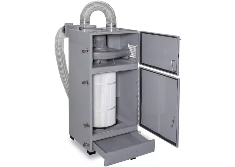 Straalcabine 880 L pro met externe cyclonische afzuiging MW Tools