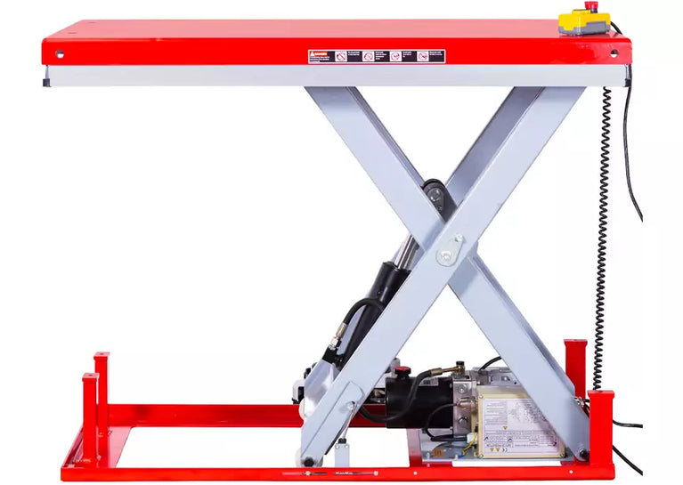 Elektro-hydraulische schaarheftafel 1000MM 2000KG 230V MW Tools