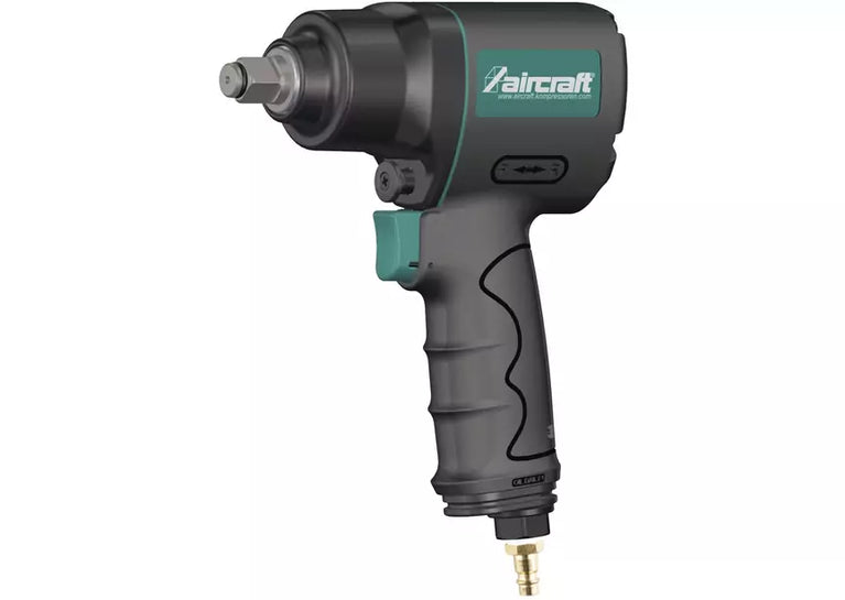 Industriêle perslucht slagmoersleutel 1/2" 624 Nm composiet materiaal lengte 153 mm Aircraft