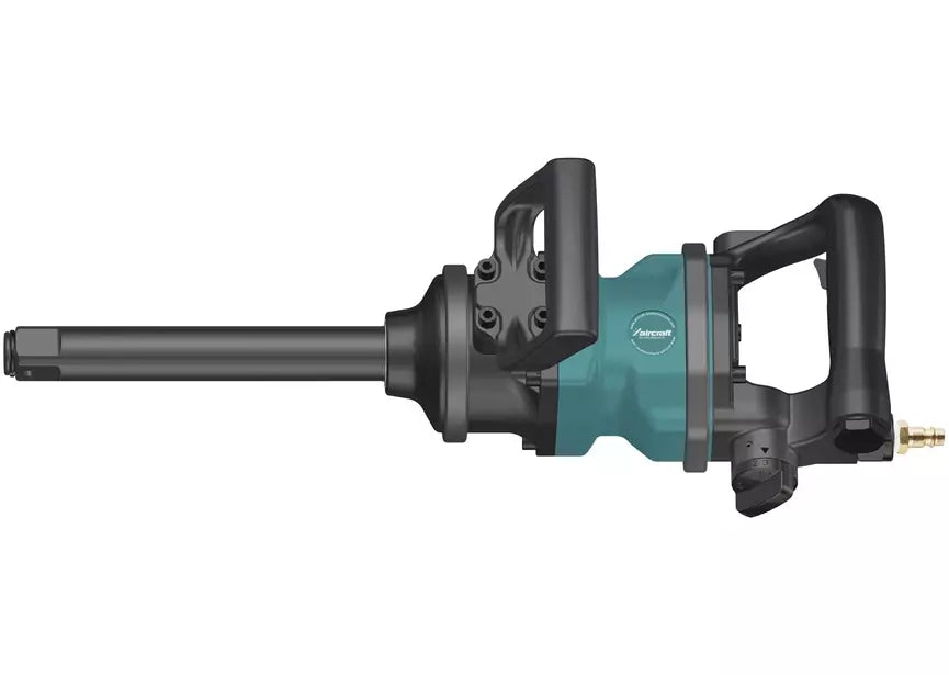 Industriële perslucht slagmoersleutel 1" 2441 Nm 200 mm spindel voor vrachtwagens bussen etc Aircraft