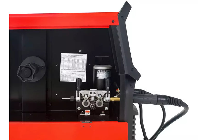 MIG industriële synergie lasinverter LCD 350A + accessoires MW Tools