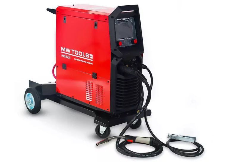 MIG industriële synergie lasinverter 30A-220A 230V MW Tools