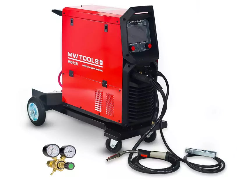 MIG industriële synergie lasinverter 30A-220A 230V MW Tools