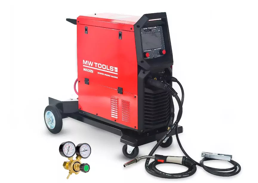 MIG industriële synergie lasinverter 300A 3x400V MW Tools