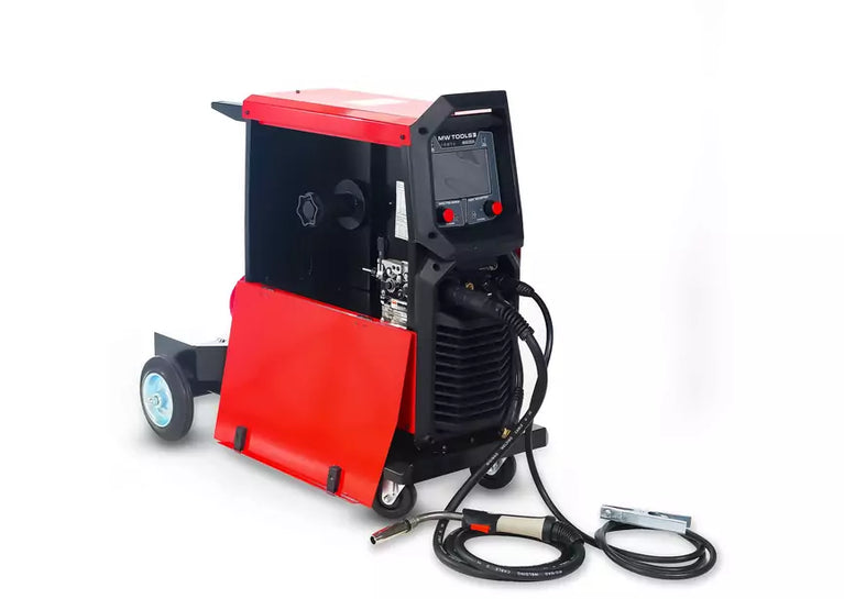 MIG industriële synergie lasinverter LCD 250A + accessoires MW Tools