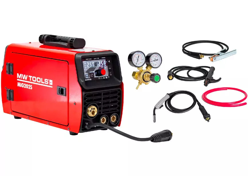 MIG lasinverter Synergie LCD 200A MW Tools