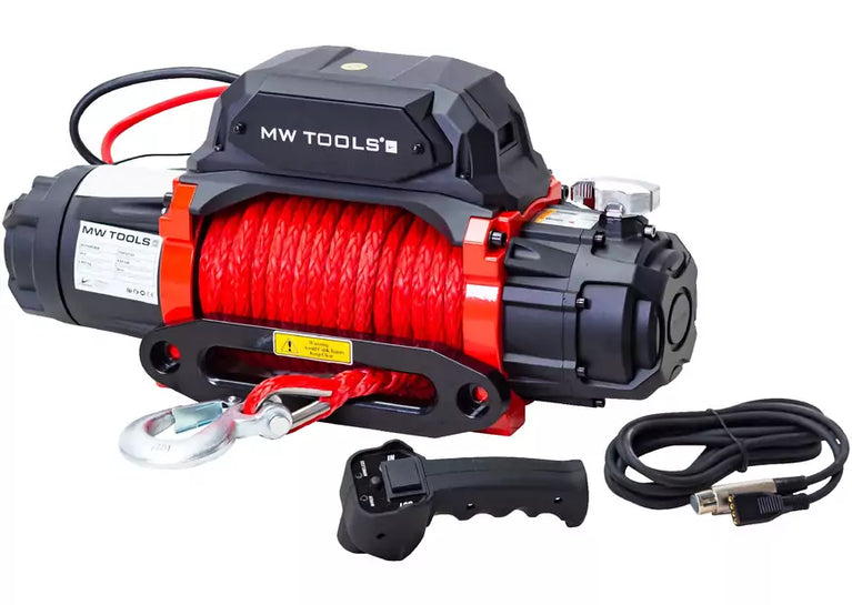 Lier 24V 5443 kg 26m synthetische kabel draadloze afstandsbediening MW Tools