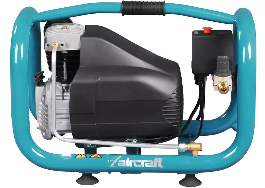 Compacte compressor met olie ketel 2,4 L 0,6 kW / 0,81Pk 85 L/min 15 bar 230V Aircraft