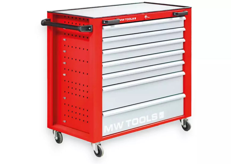 Gevulde gereedschapswagen PRACO STARTER 212-delig MW Tools