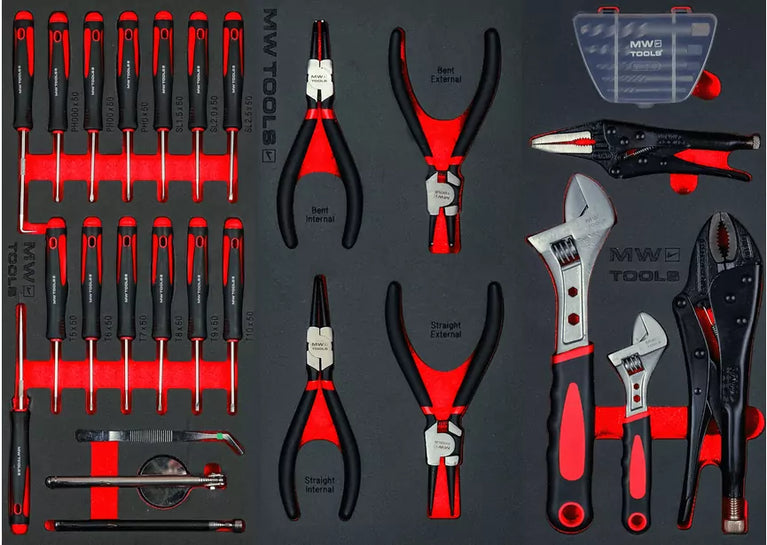 Gevulde Gereedschapswagen STARTER 212-delig MW-Tools