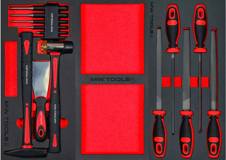 Gereedschapswagen Gevuld 212-delig STARTER MW-Tools