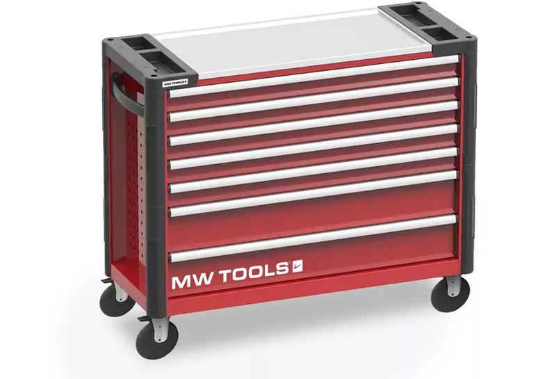 Gevulde robuuste gereedschapswagen XL 514-delig MW Tools