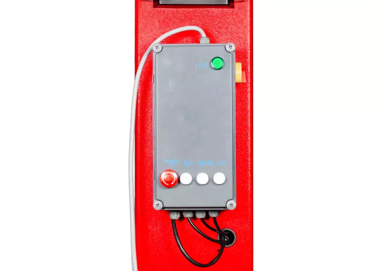 2-koloms hydraulische hefbrug 4 t 3x400V met elektrische ontgrendeling MW Tools