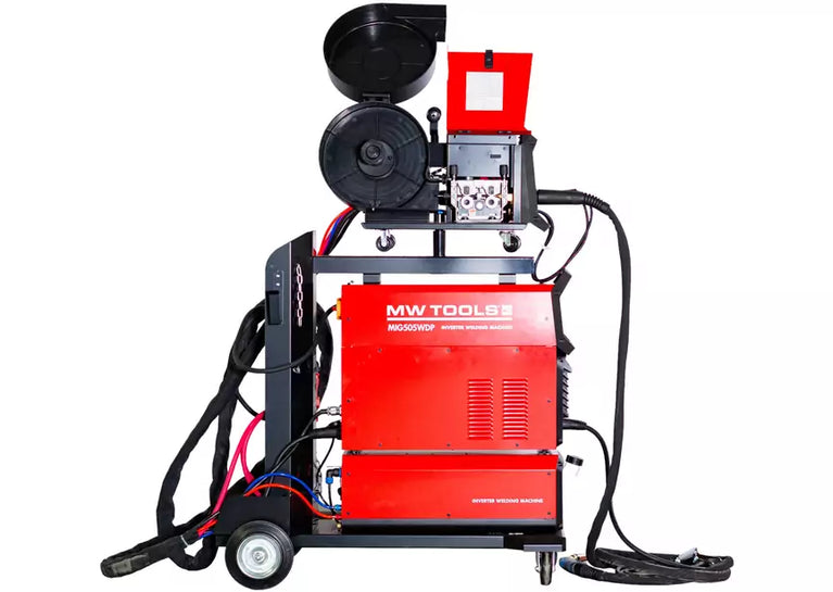 Industrieel lasapparaat 400V dubbel puls MIG 500A met koeler MW Tools