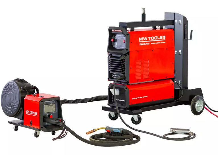 Industrieel lasapparaat 400V dubbel puls MIG 500A met koeler MW Tools