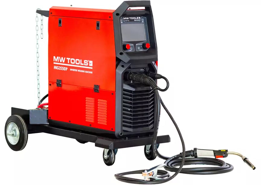 MIG 350A dubbel pulse lasinverter synergie industrieel MW Tools