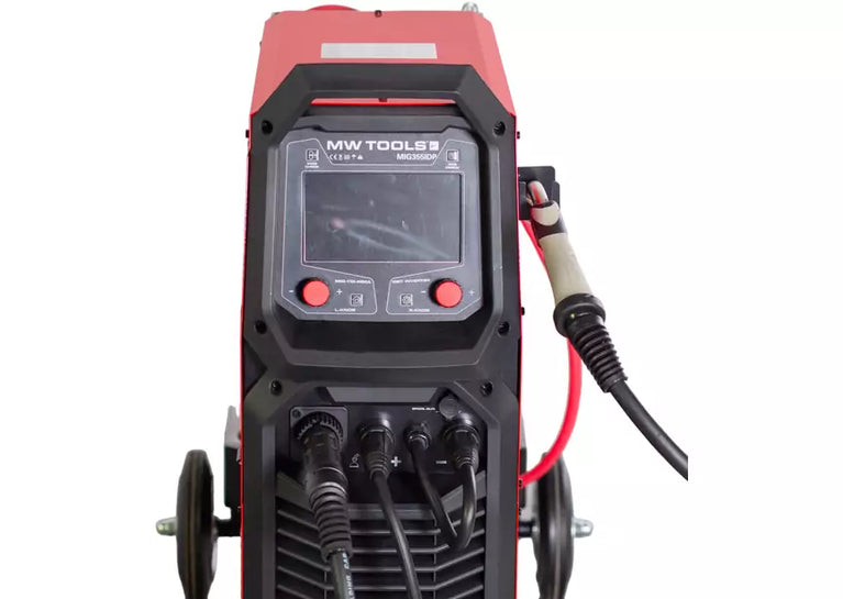 MIG 350A dubbel pulse lasinverter synergie industrieel MW Tools