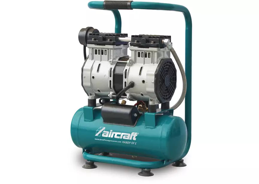 Compressor geluidsarm olievrij ketel 6 L 1 kW / 1,35 Pk 200 L/min 8 bar 230V Aircraft