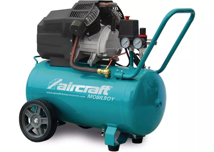Mobiele compressor met olie ketel 50 L 2,3 kW / 3,1 Pk 400 L/min 10 bar 230V Aircraft