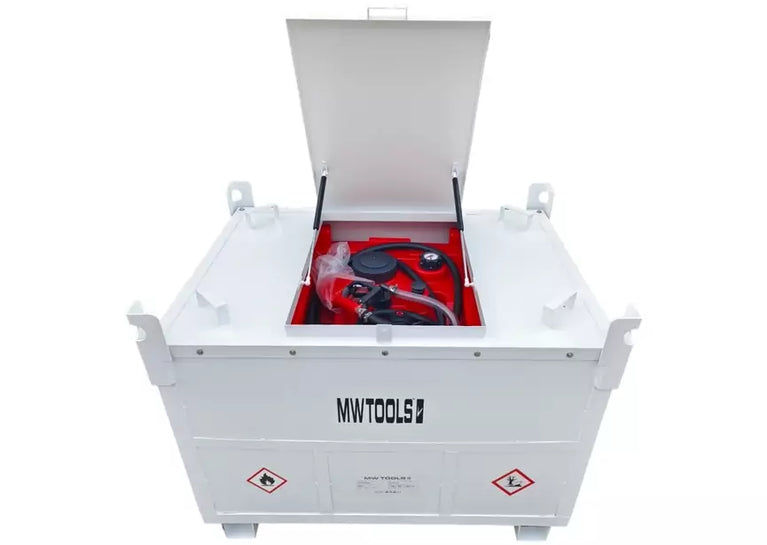 Tank Diesel metaal 400l , pomp 12V MW Tools