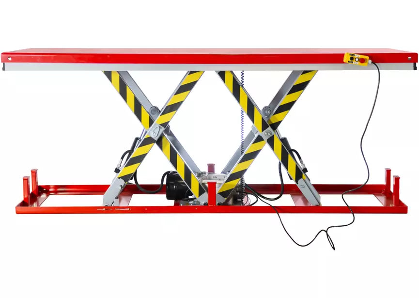 Elektrohydraulische schaarheftafel 1000 mm 2000 kg 230 V lengte 2500 mm MW Tools