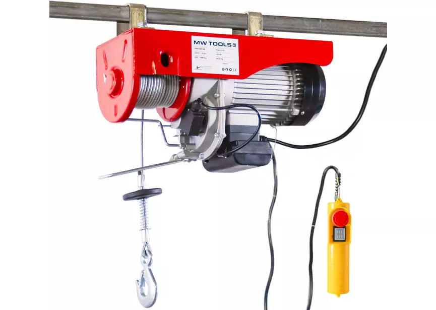 Elektrische kabeltakel 500/990kg 18 meter 230V MW Tools