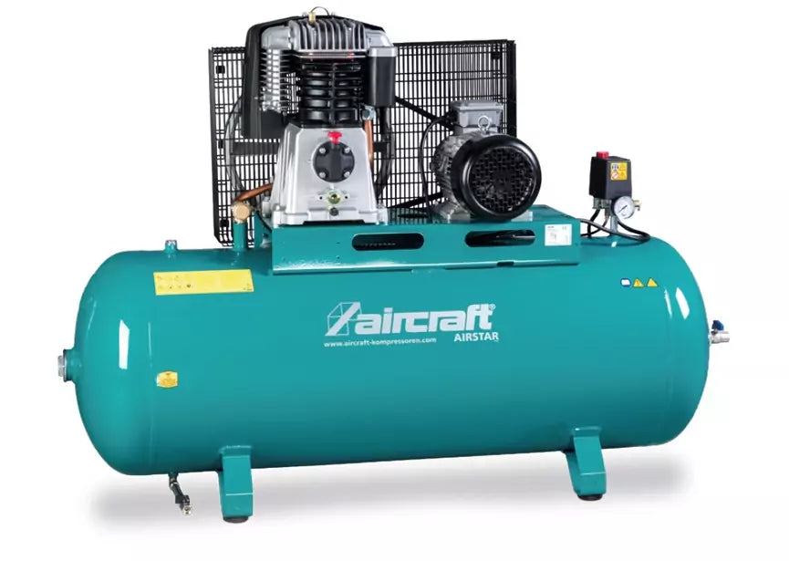 Zuigercompressor 4 kW 10 bar 500L 520 l/min 400V Aircraft