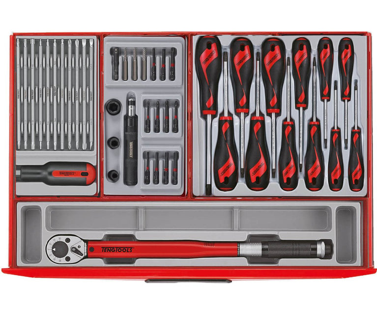 Gereedschapsset zwart midi master 19 laden Teng Tools
